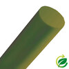 Round rod PA6 G-Oil (cast oilfilled) dark green ø60x1000 mm